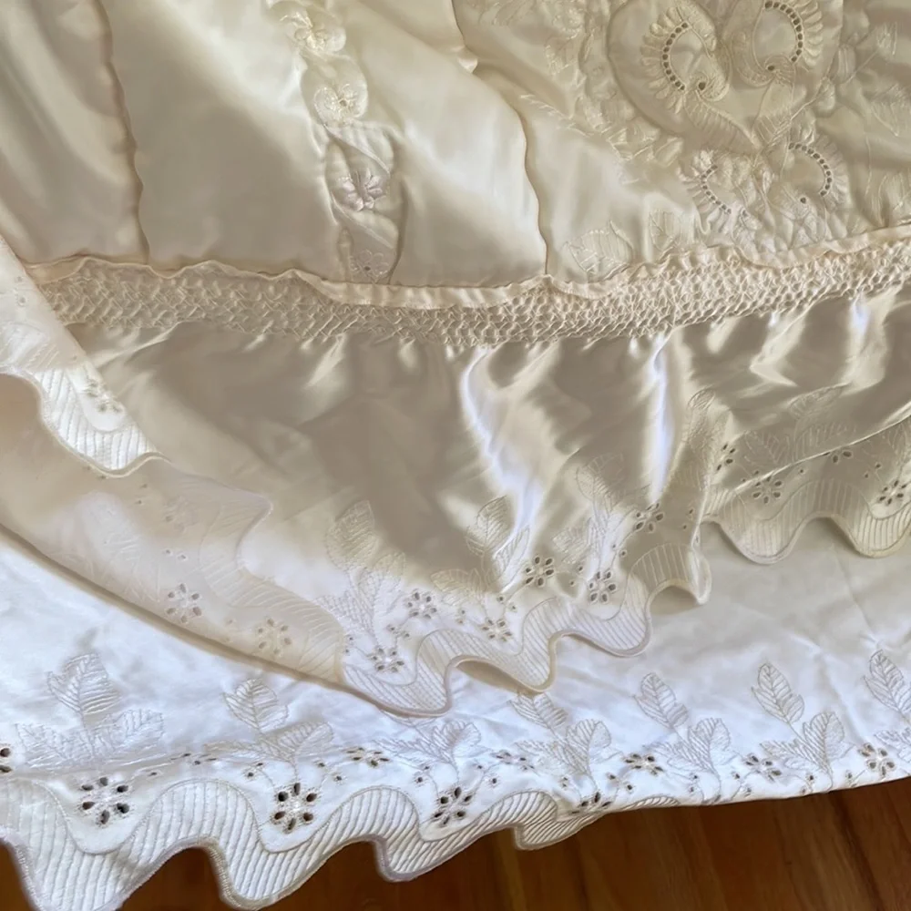 Vintage Satin Bedspread